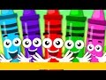 Crayons Color Song | Learn Colours | Nursery Rhymes For Children | kids tv cartoons