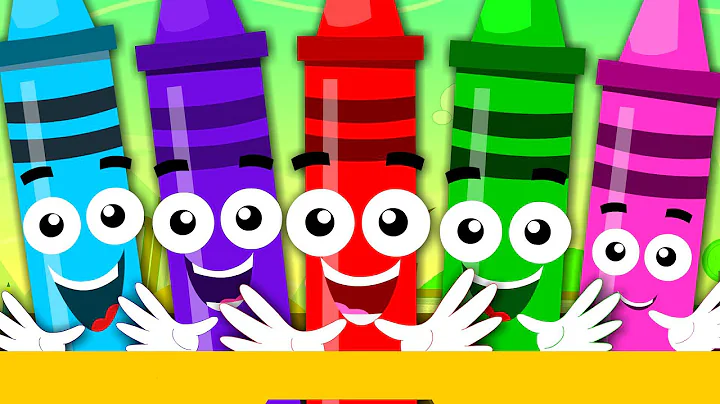 Crayons Color Song | Learn Colours | Nursery Rhymes For Children | kids tv cartoons