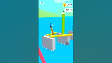 WHY KNIFE CUT PENCIL ✏️ 🔪 #gaming #games #games #gameplay #sliceitall #gamer