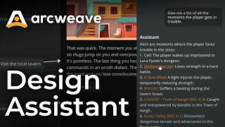 Arcweave Tutorial: Design Assistant