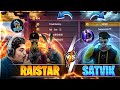 Raistar vs satvik  gyangaming 4 vs 4 custom challenge on satvik  garena free fire