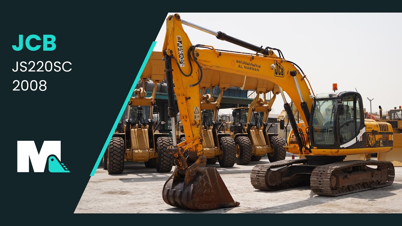 JCB JS220SC Crawler Excavator | 2008