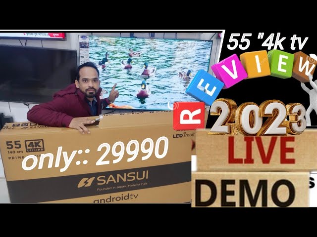 Sansui Ultra HD (4K) Smart QLED 55 inch(140cm) JSW55GSQLED (2022 Model  Edition)