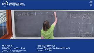 Algebraic Topology (MTH-ALT) Lecture 6