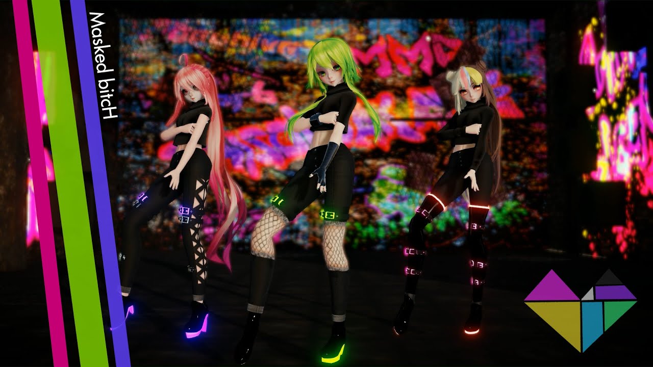 mmd-masked-bitch-gumi-galaco-miki-youtube