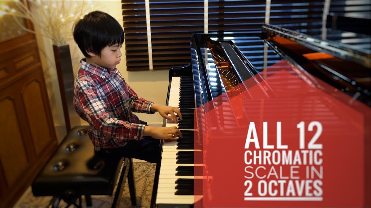 All 12 Chromatic Scales in 2 Octaves - YouTube