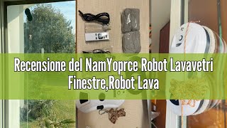 Recensione Del Namyoprce Robot Lavavetri Finestre,Robot Lavavetri, Pulitore Intelligente Delle Fines