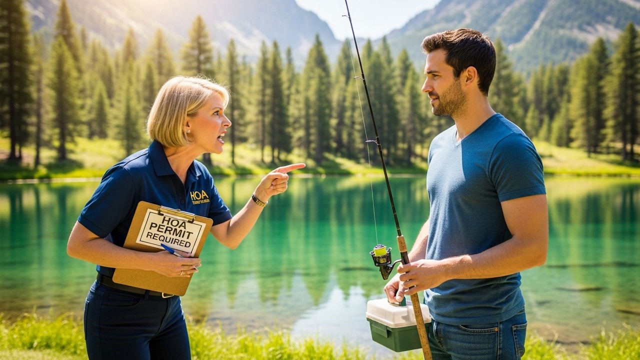 HOA Told My Son He Couldn't Fish In The Lake, I Own The Lake And Banned Their Fishing Instead