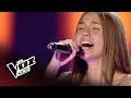 Alejandra: "Bound To You" – Audiciones a Ciegas  - La Voz Kids 2018