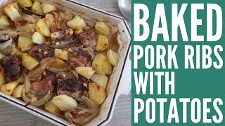 How to make Baked pork ribs with potatoes | Food From Portugal