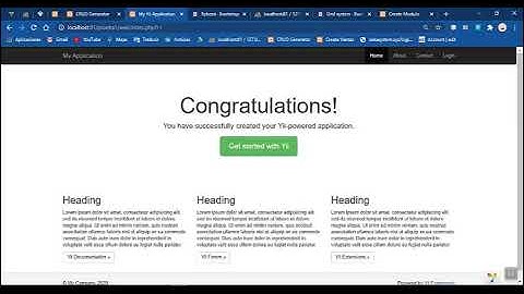 3.Crear MODELO y CRUD En yii