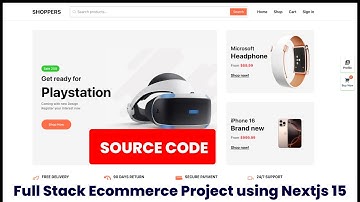 Full-Stack e-commercewebsite met Next.js, Tailwindcss, Sanity, Auth.js, Stripe | Gratis broncode!