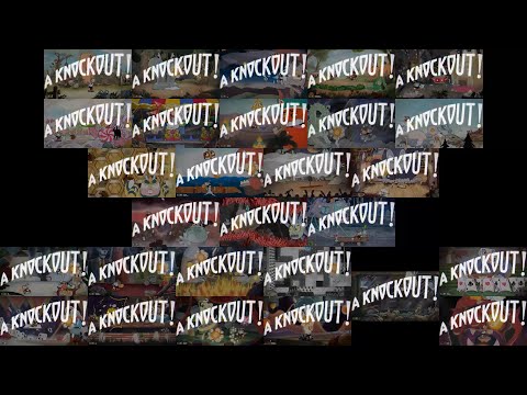 All Cuphead Bosses Knockout at the Same Time