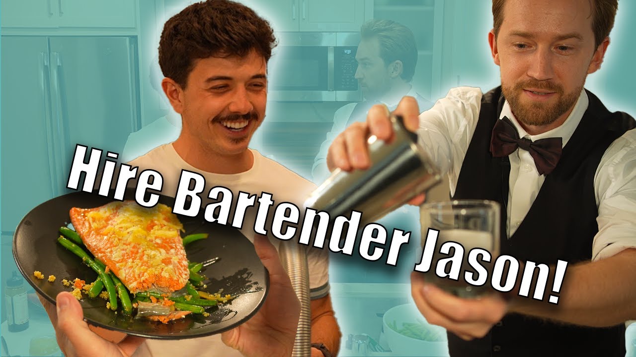JASON IS MY BARTENDER! | Cooking with Bradley