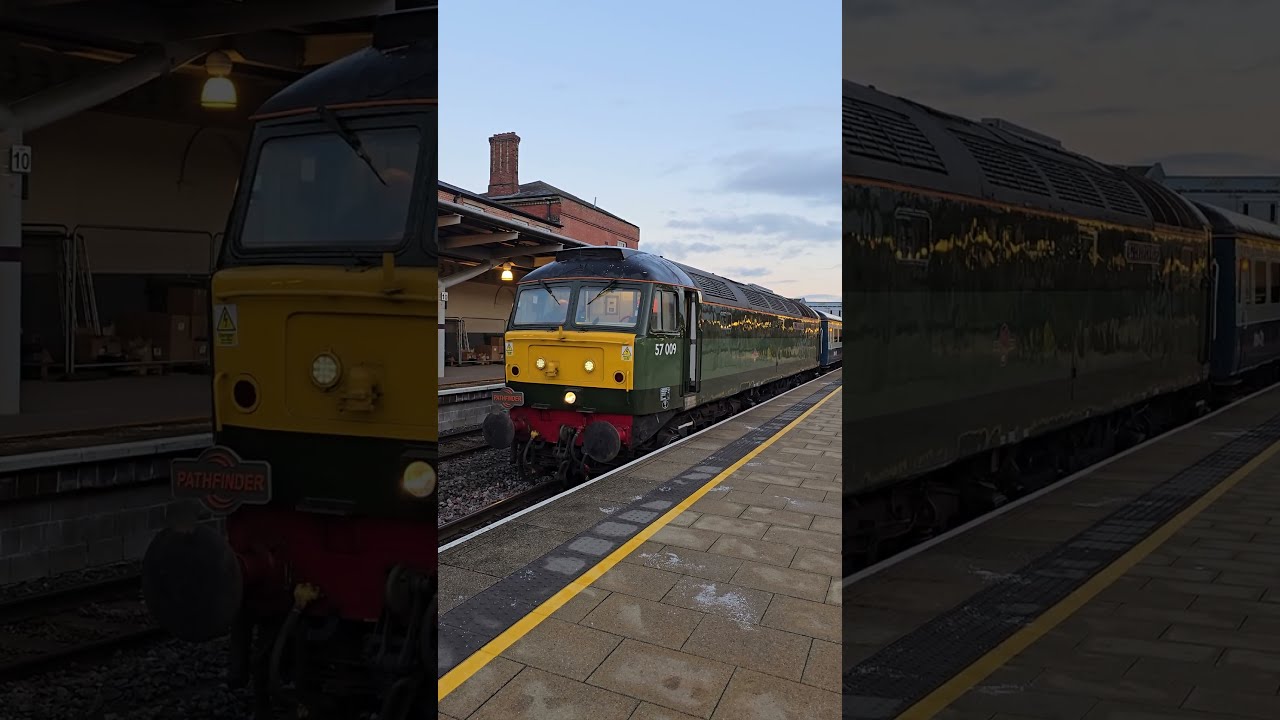 57009 Preparing To Leave Derby With A Pathfinders Rail Tour Didcot Train Trainspotting
