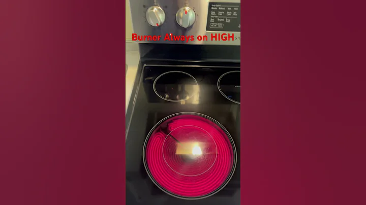 Electric Range Stove Burner Always on High! #appliancerepair #diy #stove #electricstove #samsung