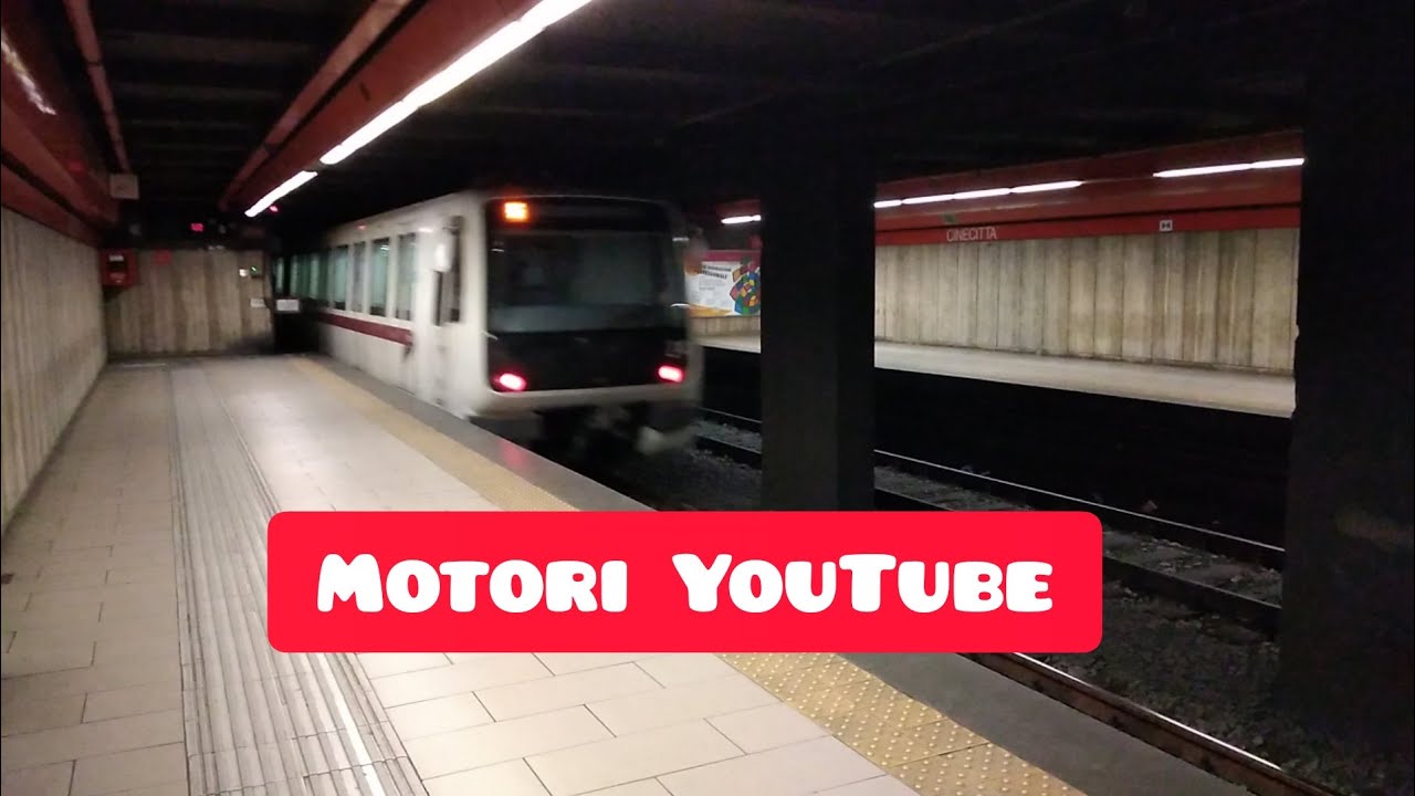 CAF S300 compilation: arrivi e partenze sulla linea A della metropolitana di Roma