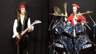 Alestorm - The Sunk'n Norwegian (Drums & Guitar cover) [HD]