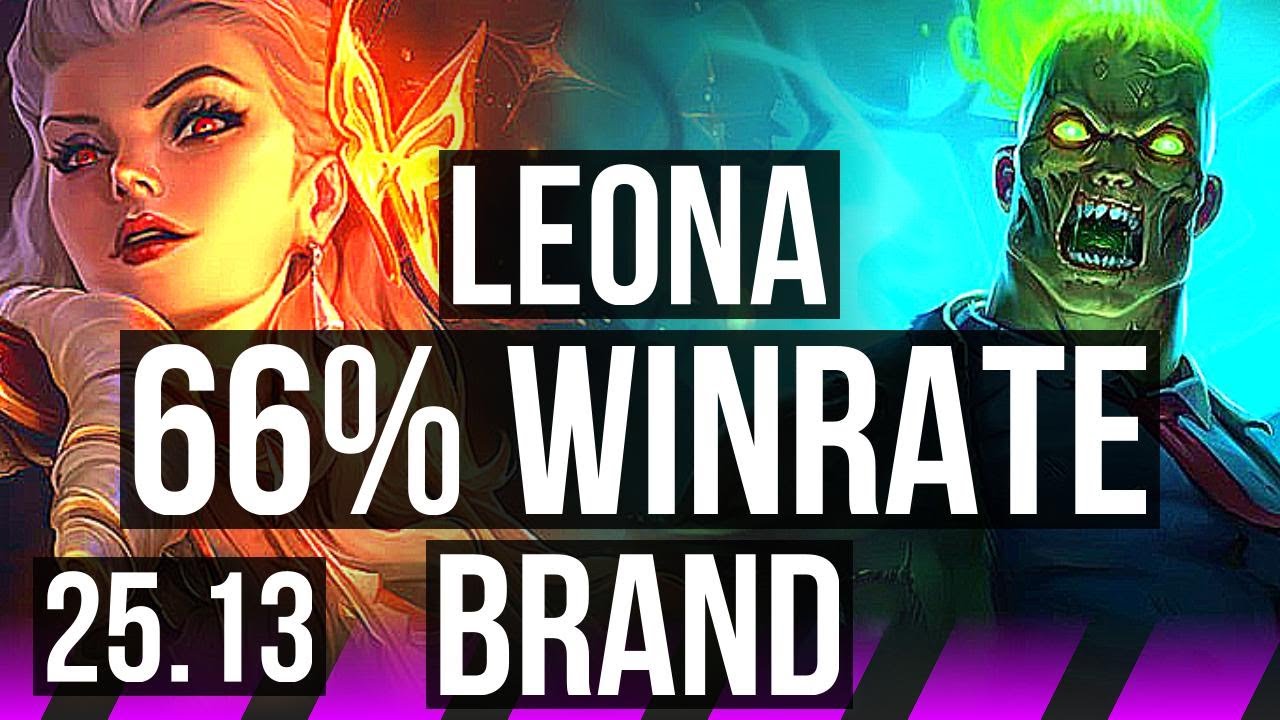 LEONA & Nilah vs BRAND & Jhin (SUP) | 4/2/25, 66% winrate | EUW Challenger | 25.13