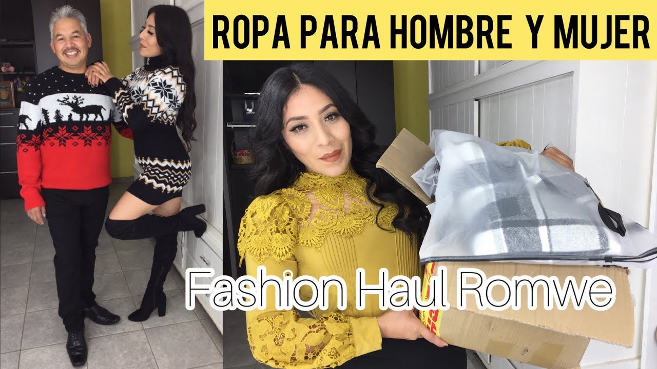 Ropa de Invierno para hombre y mujer / Haul de Romwe - YouTube