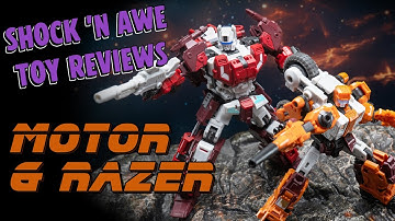 Legends Scale Computron - Craftsman Toys Afterburner and Scattershot (3rd Party Transformers) Review