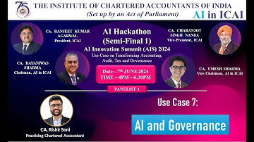 Hackathon Semi Final 1 (S1) – Use Case 7 | AI and Governance | CA Rishir Soni