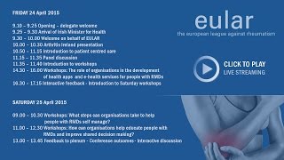 EULAR Workshop: Development of health apps and e-health services screenshot 2