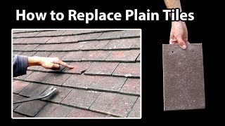 How to Replace small Plain Roof Tiles Easy