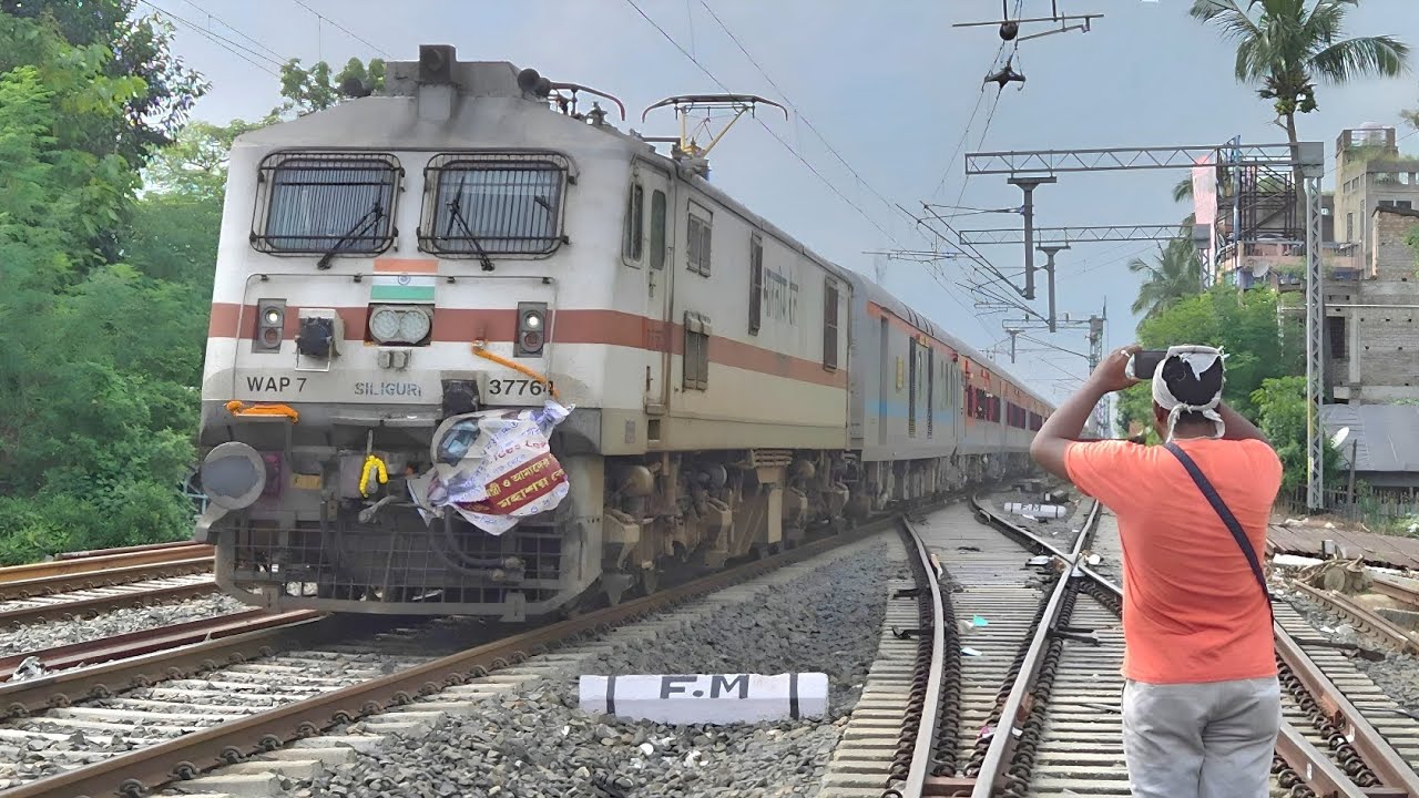 FLAT 110 KMPH DOWN BAIRABI(SAIRANG ) KOLKATAINAUGURAL SPL  🔥 At Bethuadahari Outer 😍