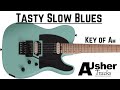 Tasty Slow Blues in A minor | Guitar Backing Track