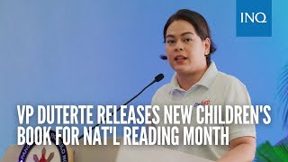 VP Duterte releases new children's book for nat'l reading month