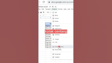 Cara membuat check list box di google sheets#exceltutorial #excel #exceltipsandtricks #exceltips