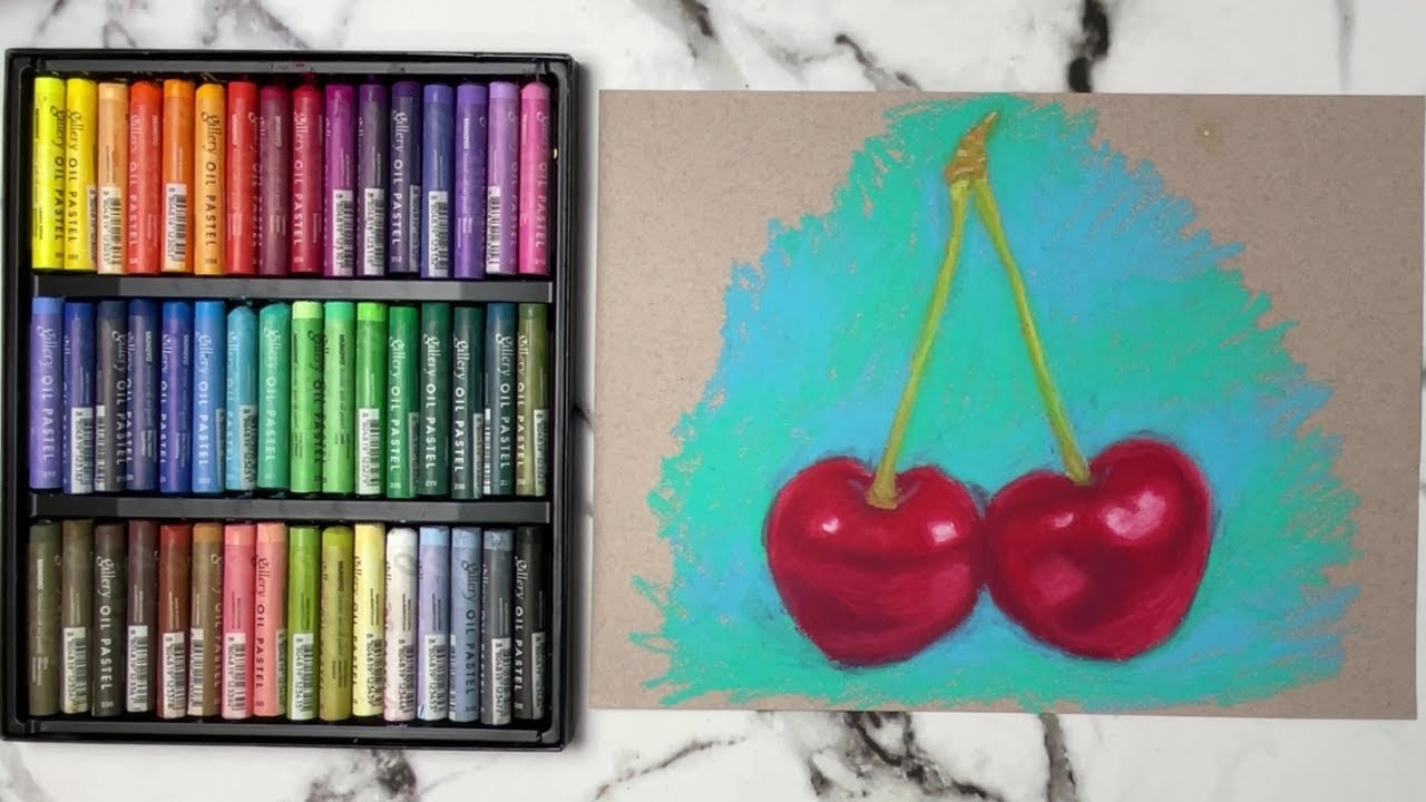 Mungyo water-soluble oil pastels 🎨Review and Demo 