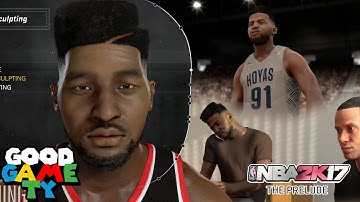 CHARACTER CREATION + INTRODUCTION GAME!! | NBA 2K17: THE PRELUDE [#1]