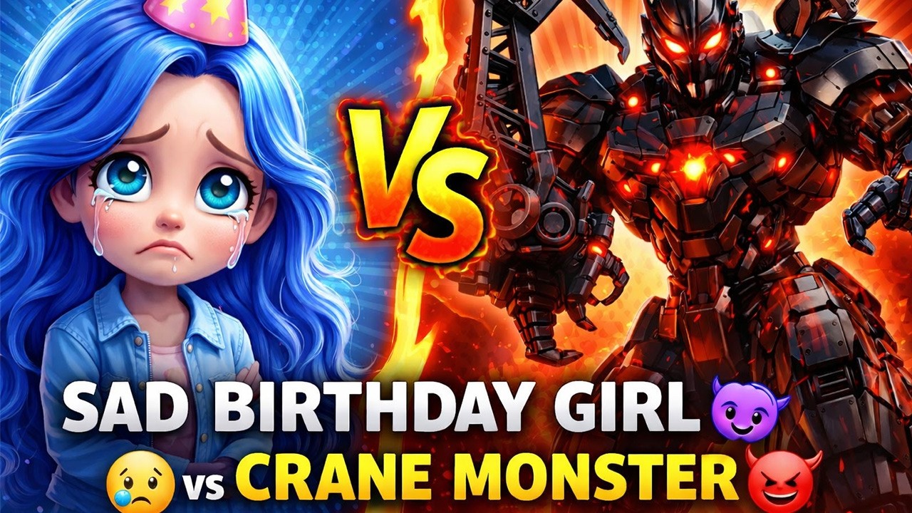 The Birthday She Never Expected | Dog Becomes a Hero vs Crane Monster 🐶🔥