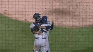 Plutko finishes off no-hitter for Clippers
