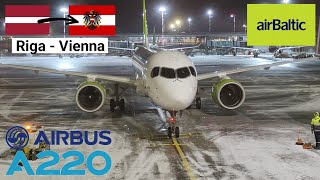 Trip Report | airBaltic Airbus A220 | Riga - Vienna