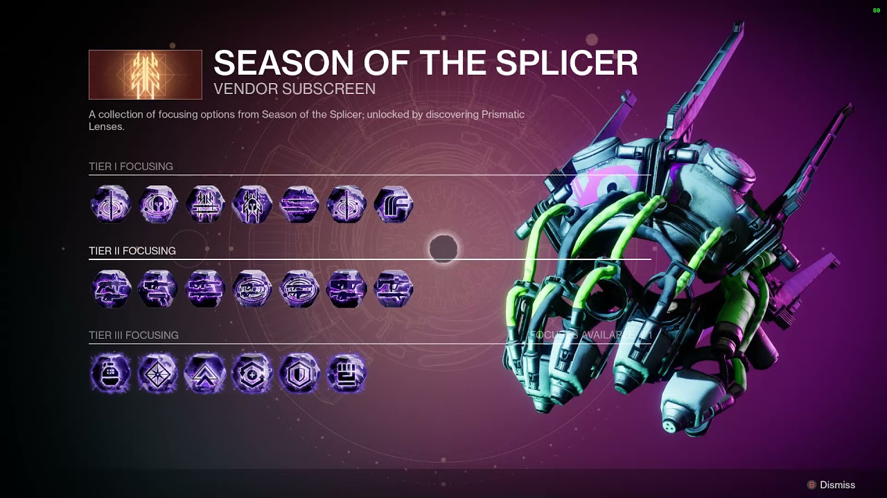 Destiny 2 - SotL Week #4 Drops Prismatic Recaster Dual Stat focusing with Ghost Mod - 2/2