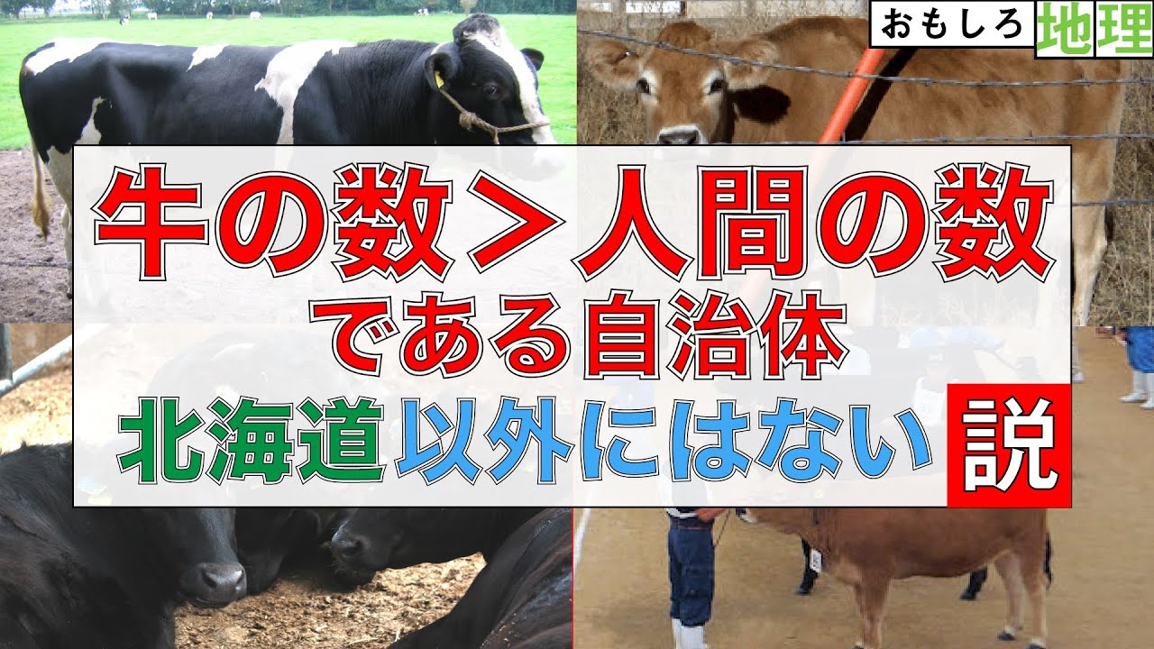 【検証】「牛口＞人口」な自治体、北海道以外にない説【農業】