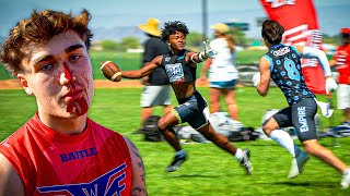 13 YEAR OLD EMBARRASSES 7ON7 TEAM FULL OF SENIORS! (MADE HIM BLEED)