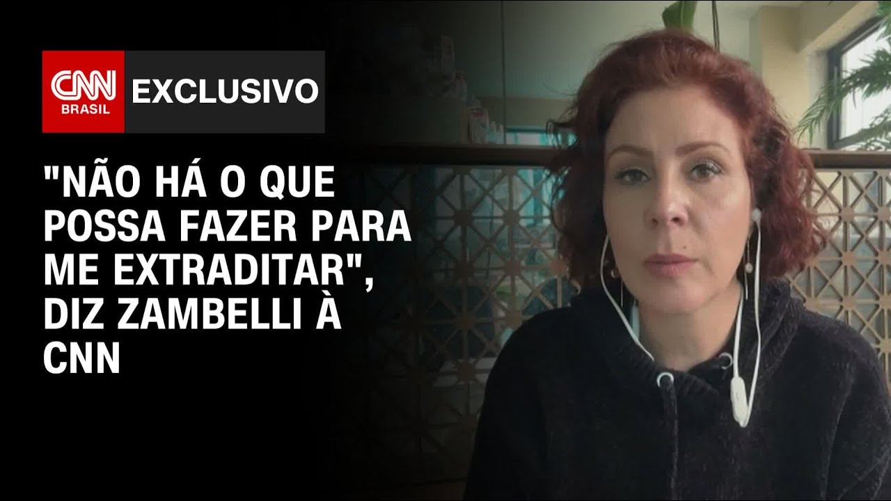 Zambelli diz à CNN: "Como cidadã italiana, sou intocável na Itália" | BASTIDORES CNN