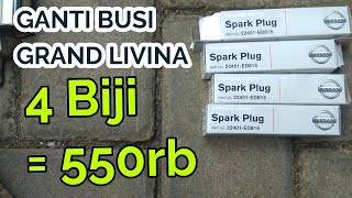 GANTI BUSI IRIDIUM KE BUSI BRISK EVO MITSUBISHI GRANDIS