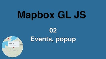 Mapbox GL JS 02 Events & popup