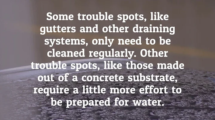 water proof : Maintenance And Water Damage Prevention