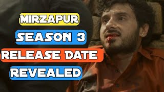 Mirzapur Season  3 Release Date & Cast || Aditya Shukla