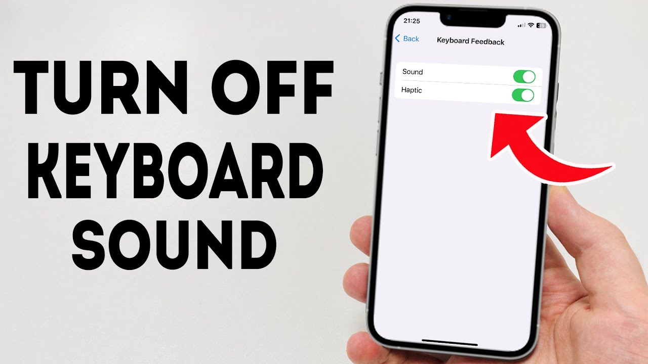 How To Turn Off Keyboard Sound On IPhone Full Guide YouTube