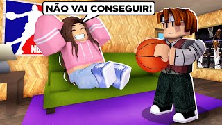 TENTANDO JOGAR BASQUETE * pra provar que minha mãe está errada * (Roblox Become an NBA Star)