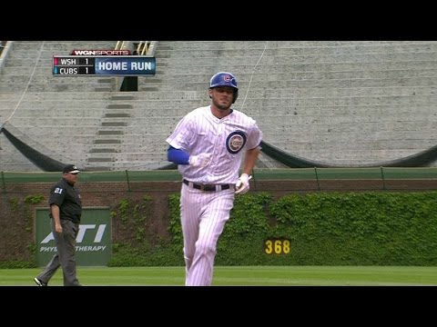 NATIONALS 2 CUBS 1 F...Washington Starter ROARK had enough "NAT-itude" as they go LONG BALL x 2 to beat the NORTH Siders..."A CUP of JOE in the SHOW Report" CUBBIES KRIS BRYANT is "En Fuego" for the Home Team going Solo Blast! #WSHvsCHC #NATitude #NorthSiders #Wrigleyville 