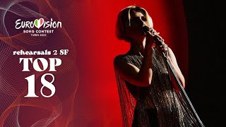 Eurovision 2022 - Rehearsals - 2 Semi-Final - Top 18