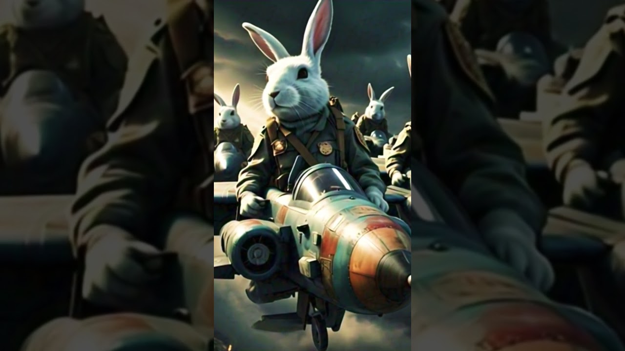 Aircraft Soldier Rabbits YouTube Automation | Ai Animation 
